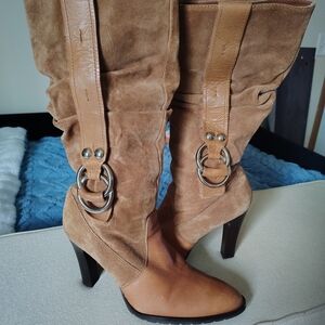 Jessica Simpson Brown Suede Women's Boots Sz11